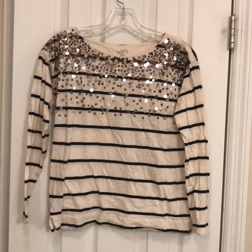 Loft sparkly top